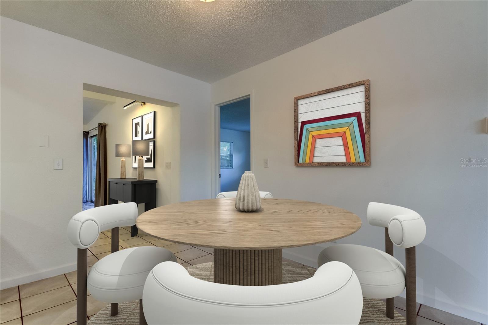 dining room - virtually staged