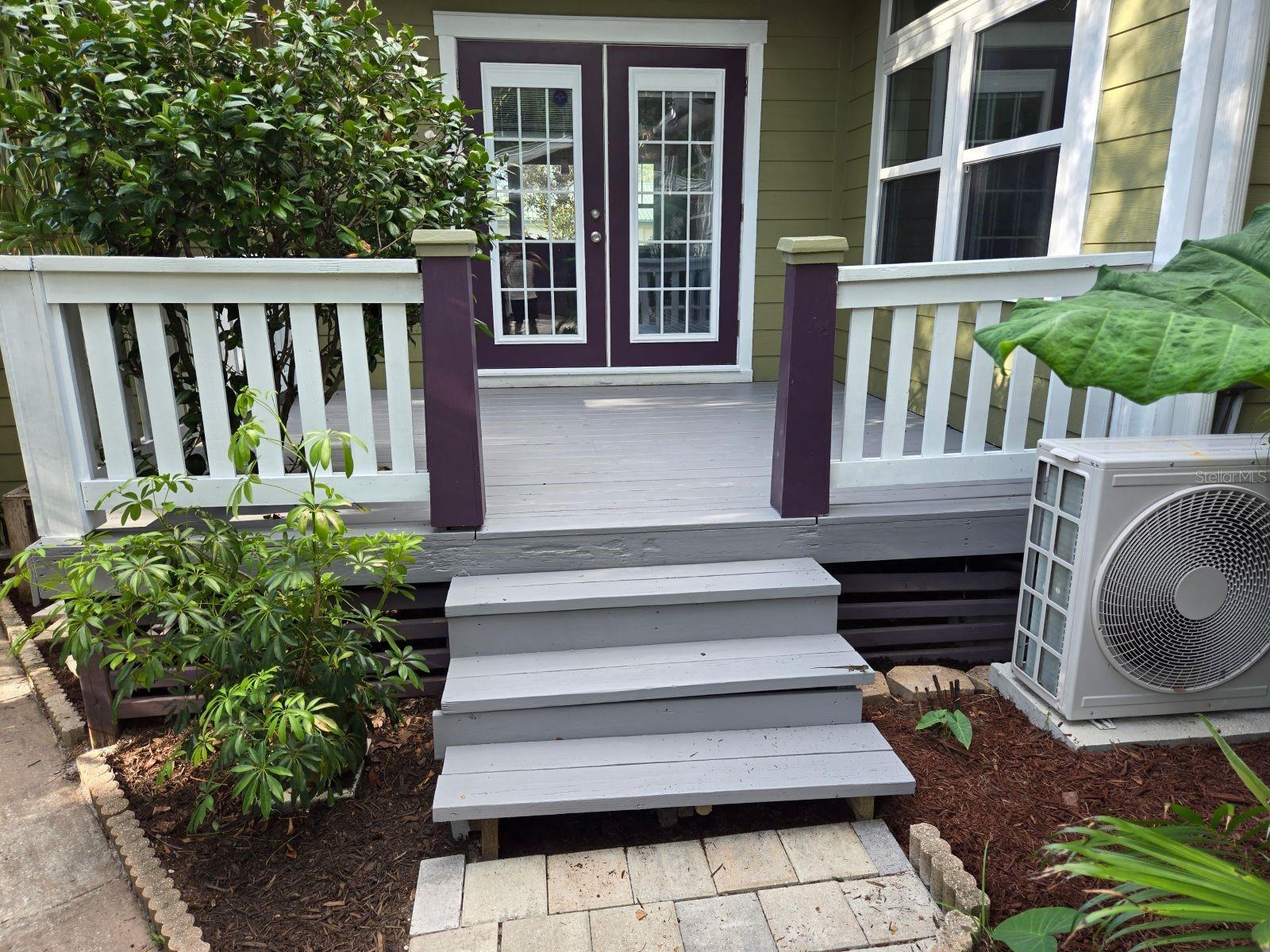 deck leading from Family room