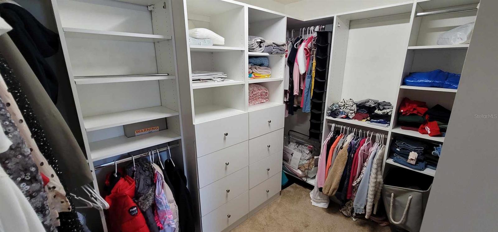 Master closet