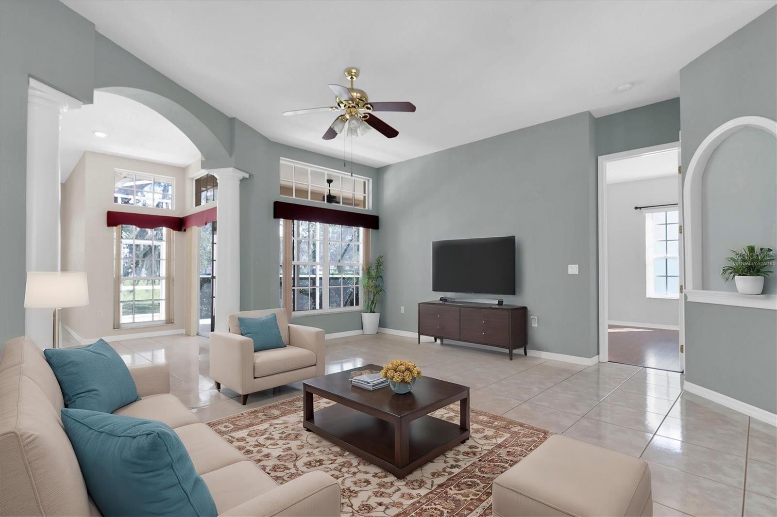 family Room-virtually staged