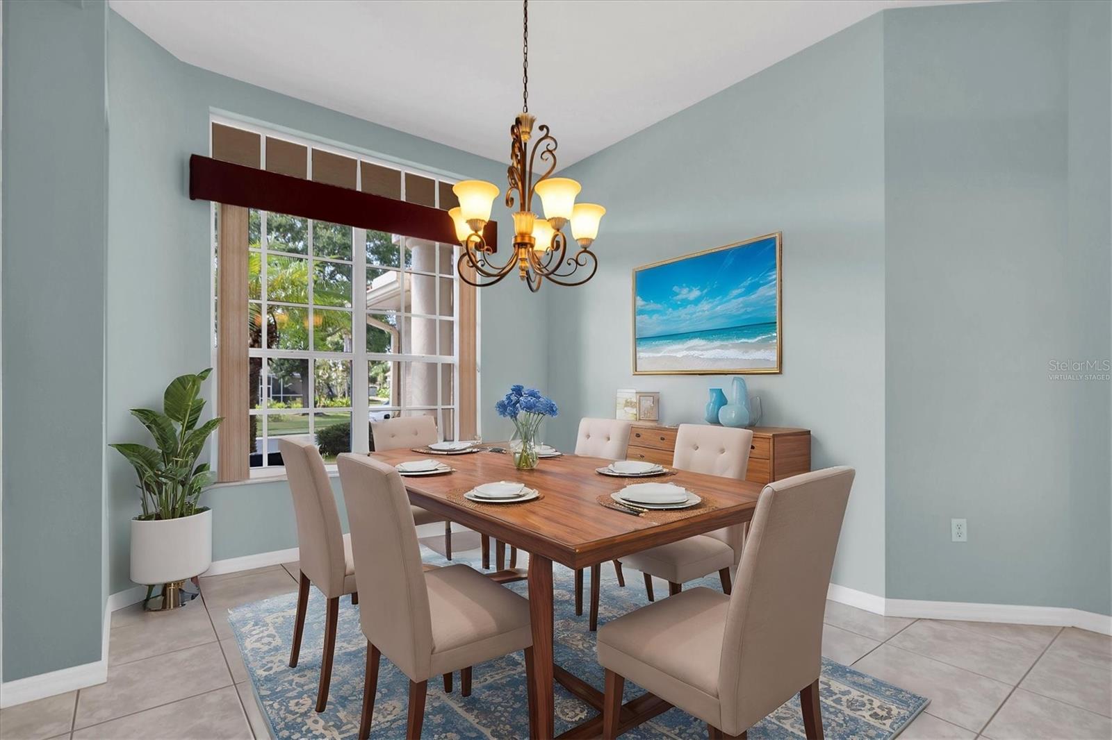 Dining Room-virtually staged