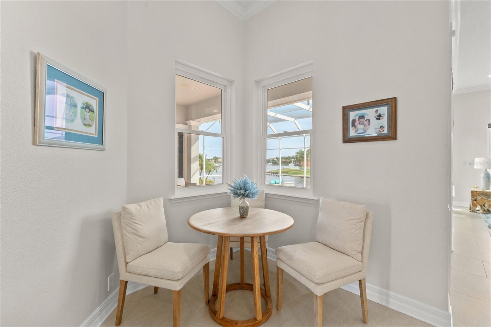 Dinette area off the kitchen