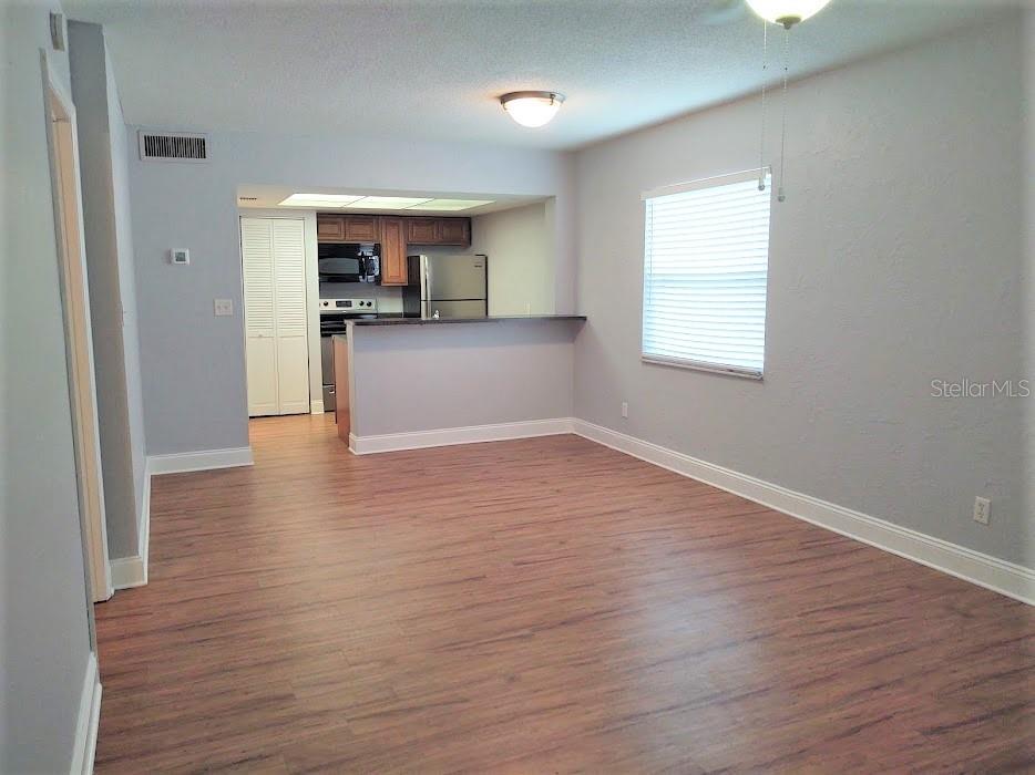 View of great room & kitchen from entry