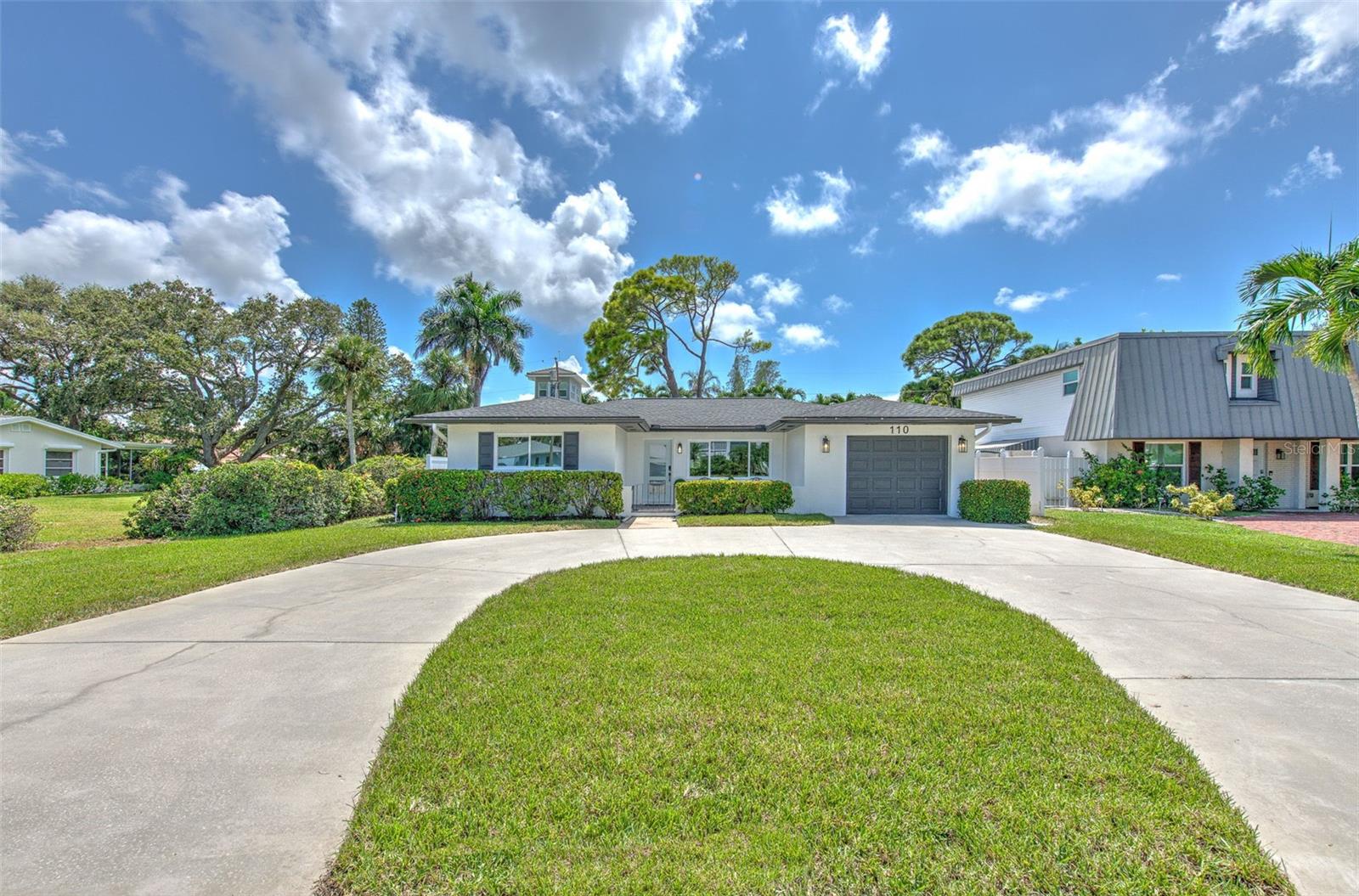 Circle Driveway in addition to the garage