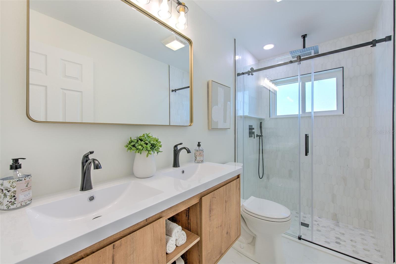 Primary Bathroom with dual sinks