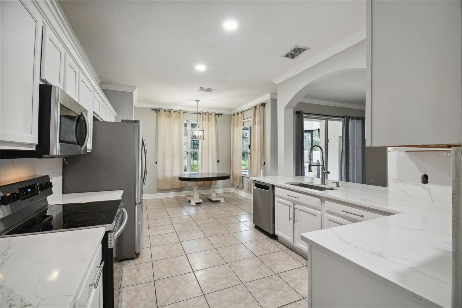 kitchen from dining room