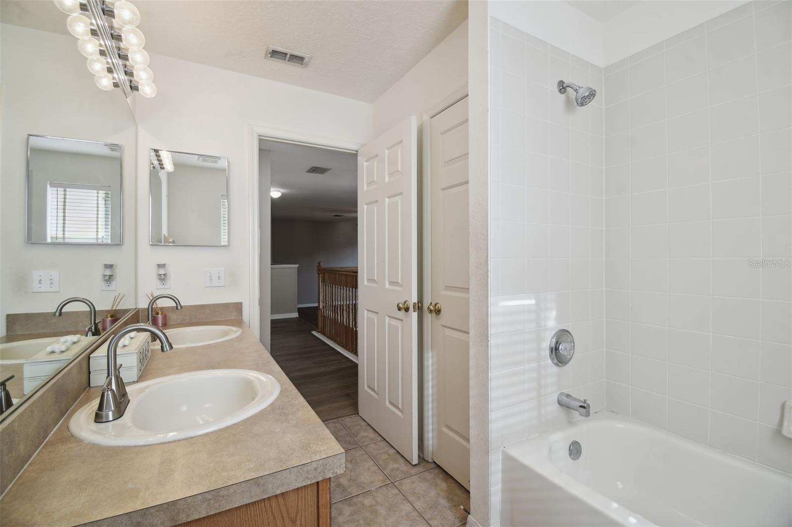 upstairs bathroom adjacent to bedroom 5