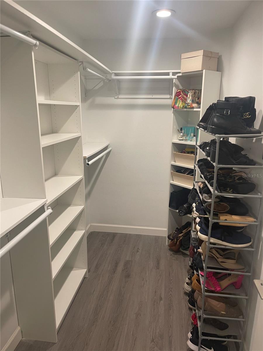 primary bedroom closet