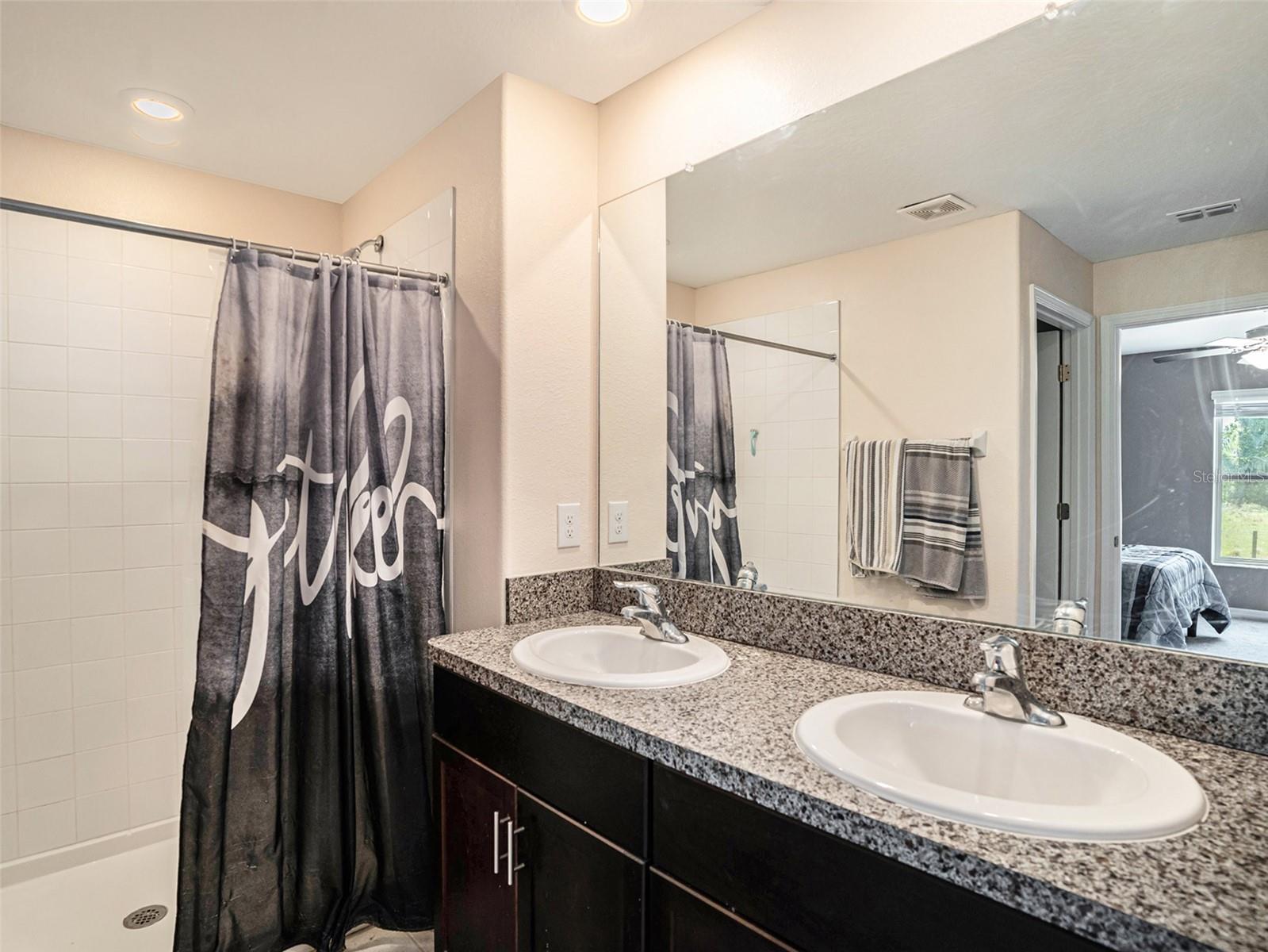 Master Bathroom with dual sinks