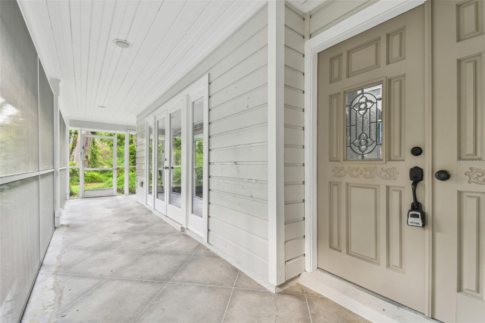 Screened Front Porch