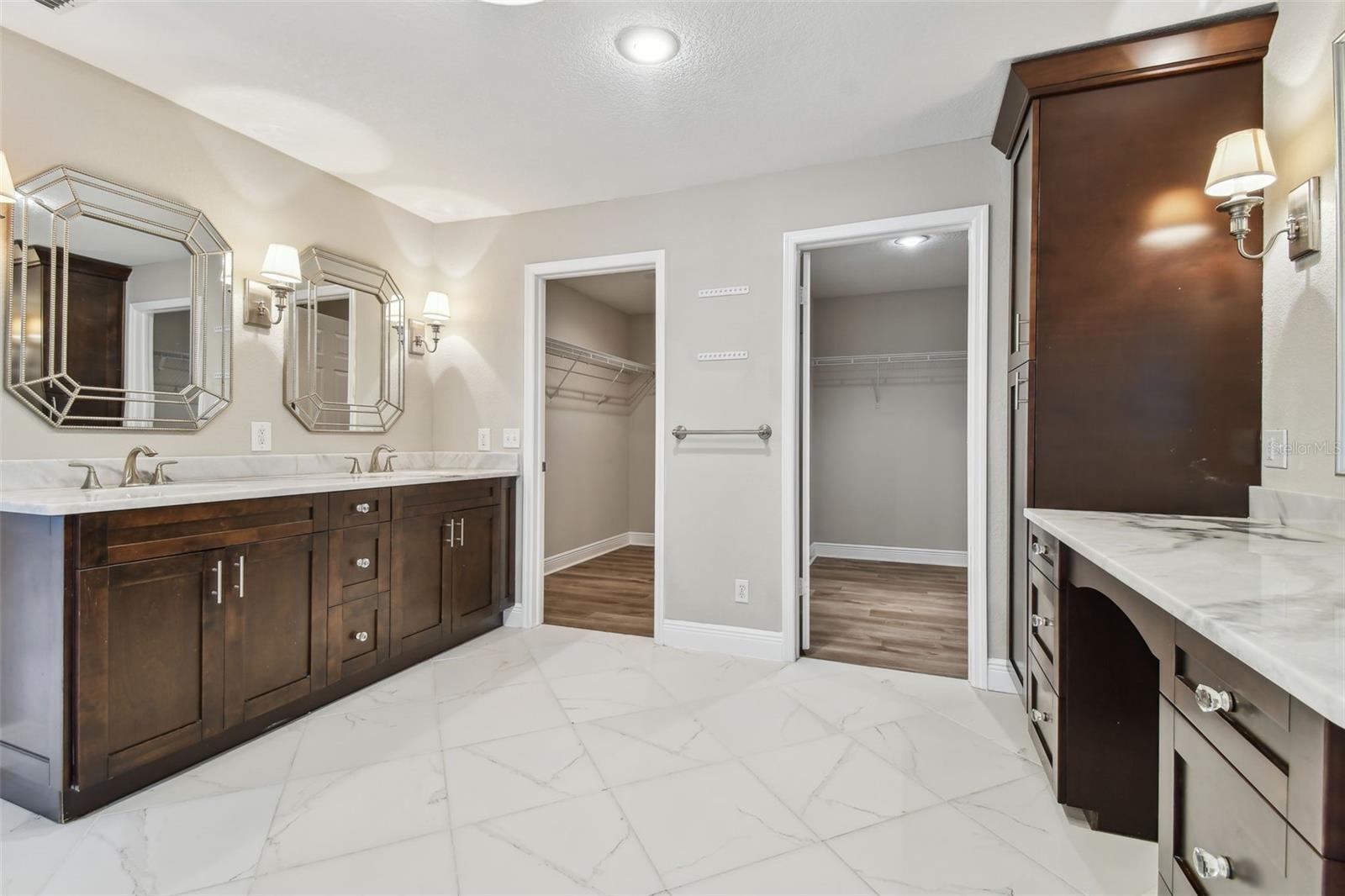 Primary Bathroom w/double walk-in closets