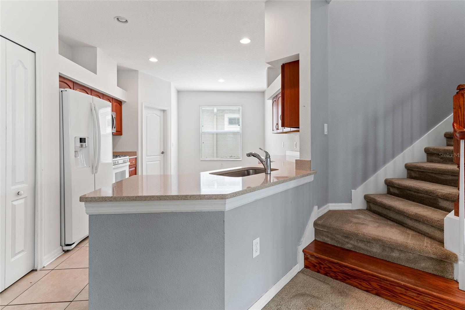 Kitchen and Bonus room stairs