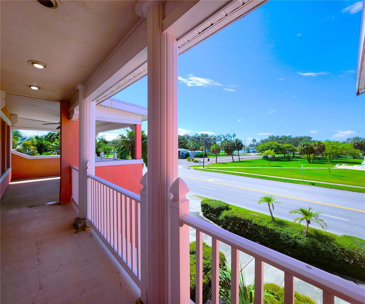 Upper level main balcony