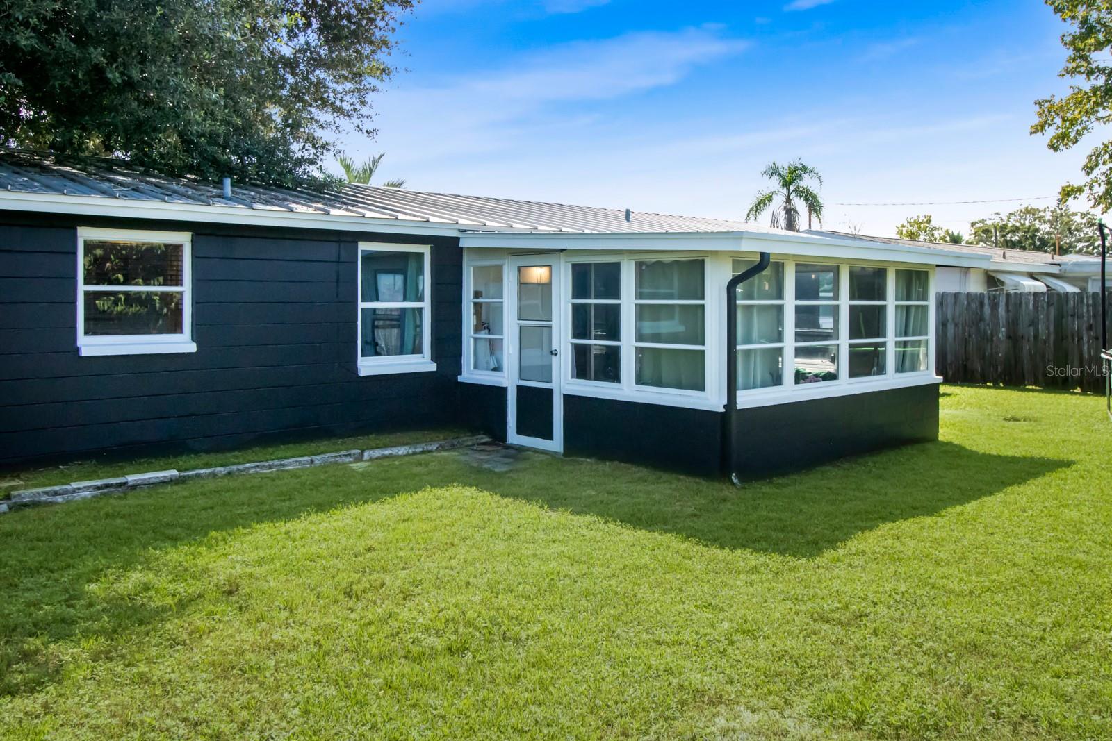 Large fenced in back yard