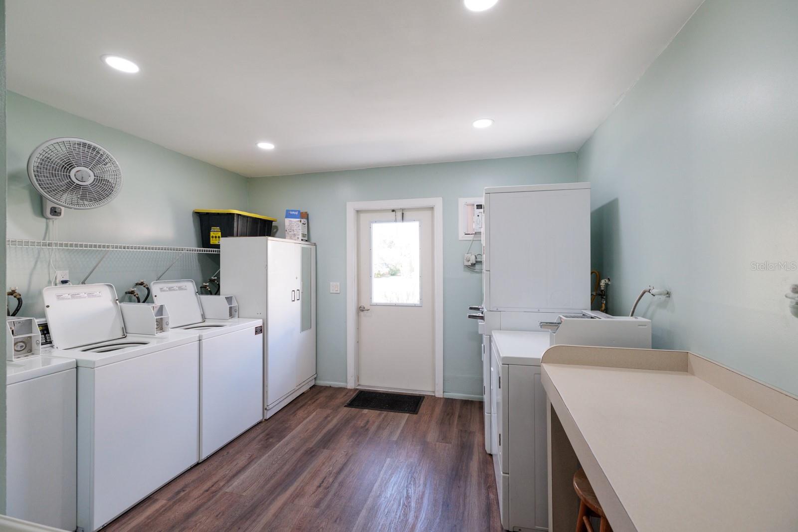 Laundry in clubhouse