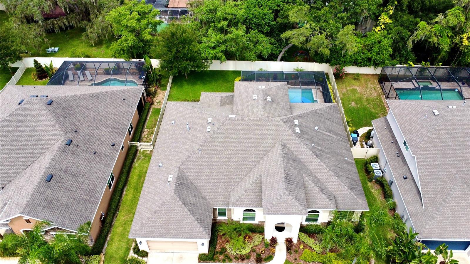 Roof from drone