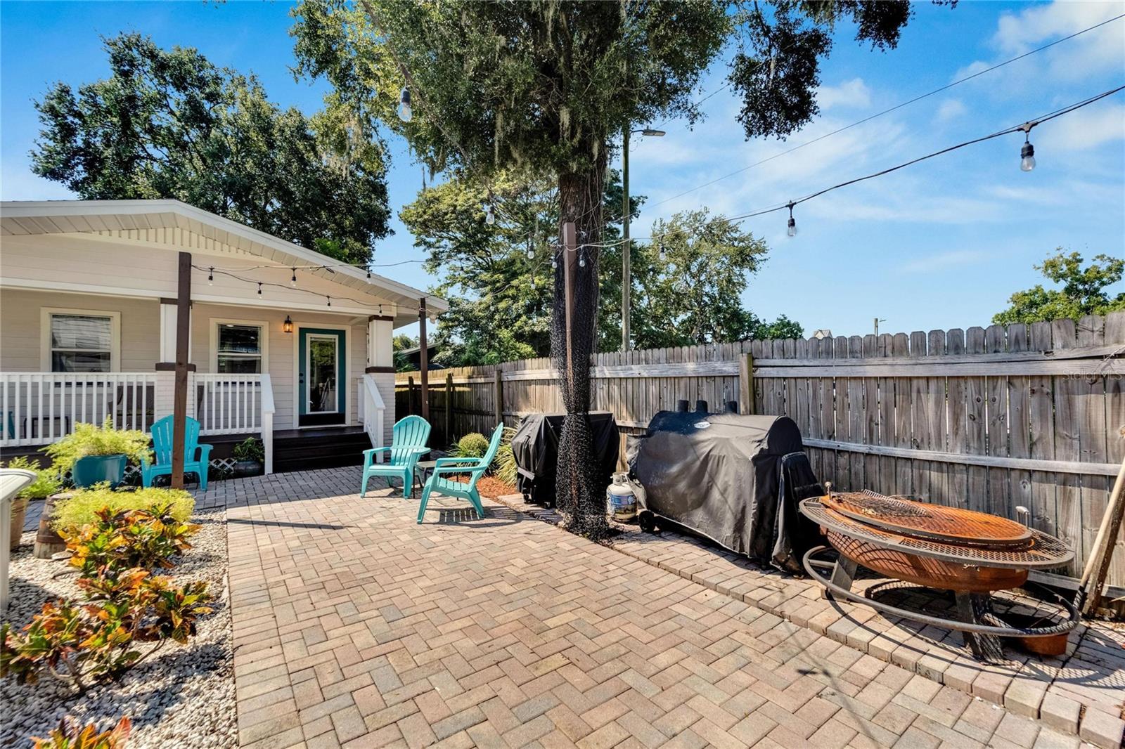 Brick pavers from Main house to Guest house