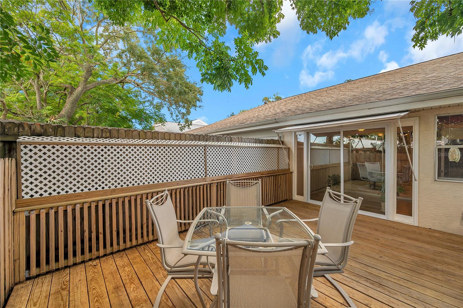 Treated Patio Deck with Dining Area