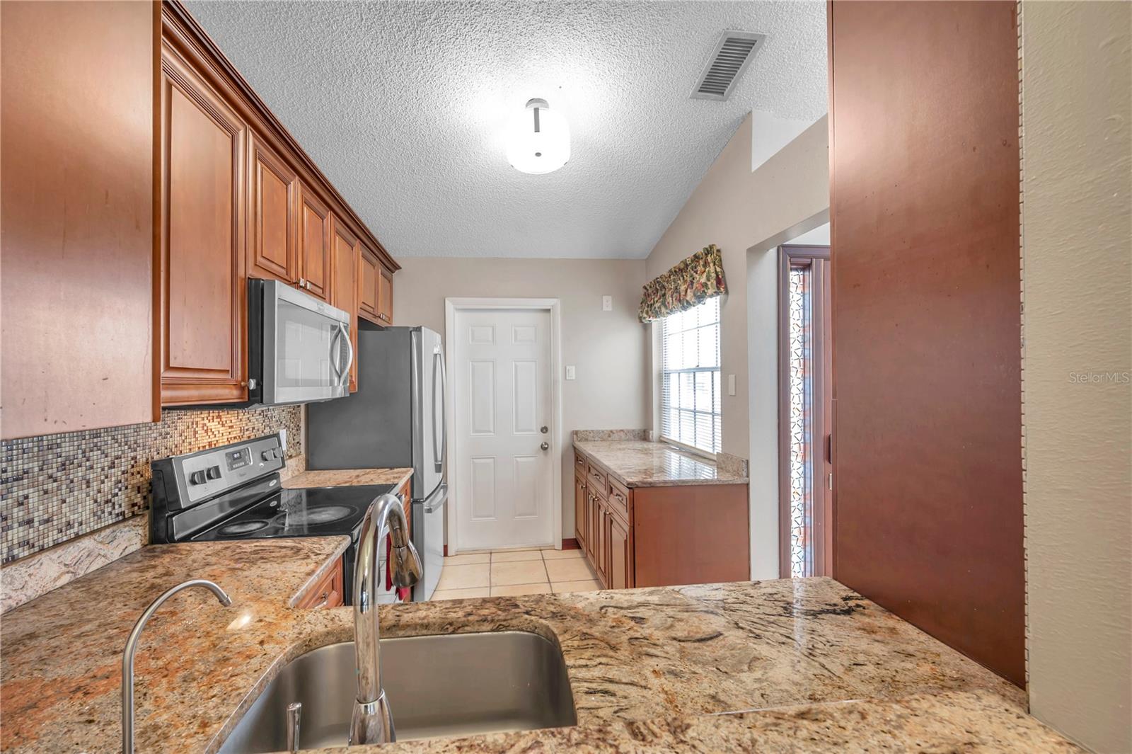 Looking in from Living Room into Kitchen