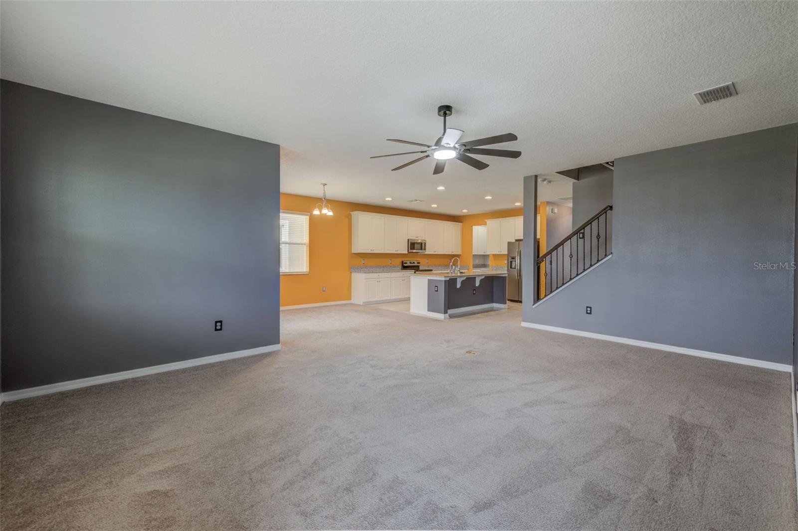 Family Room & Kitchen