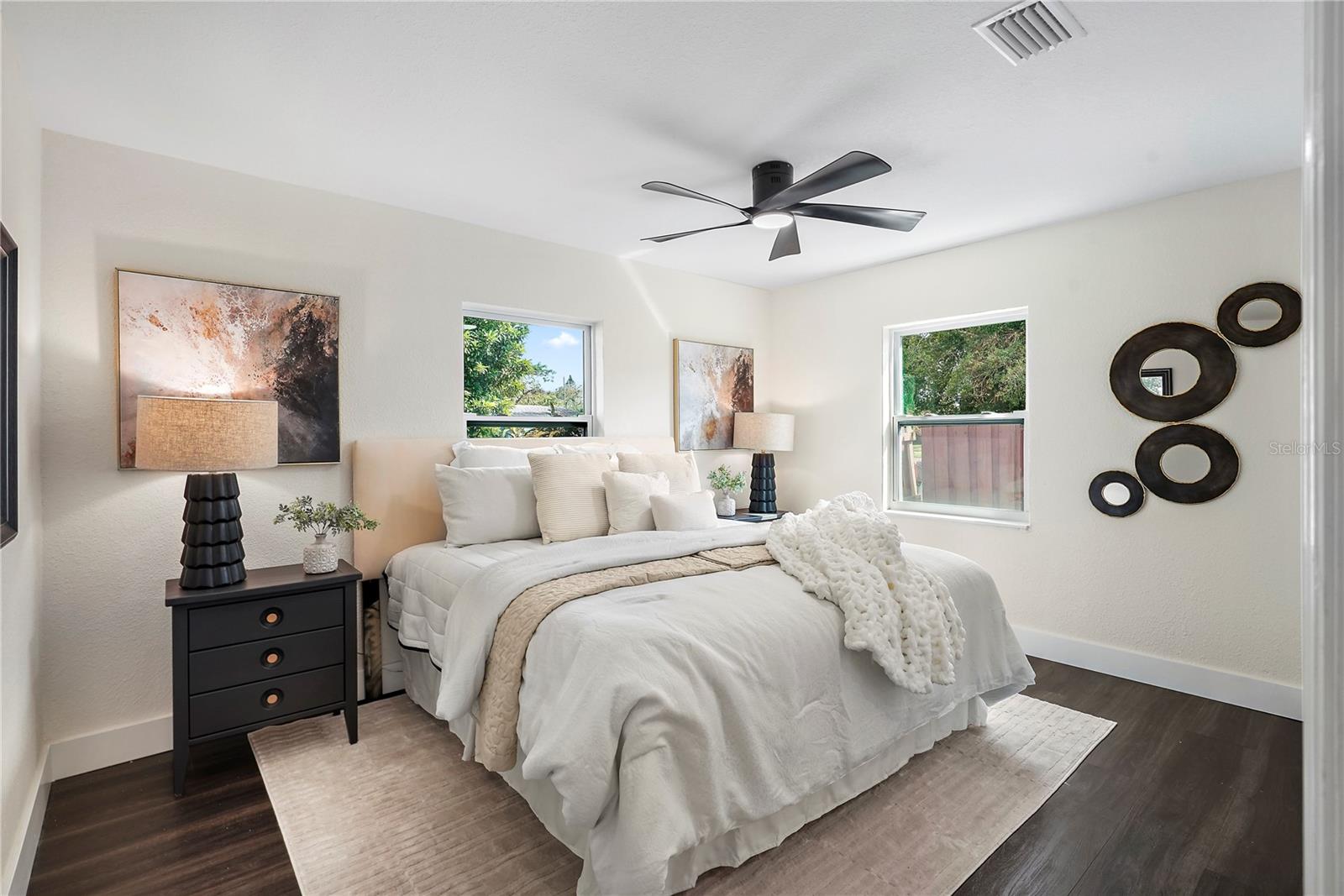 Primary Bedroom with King Size Bed