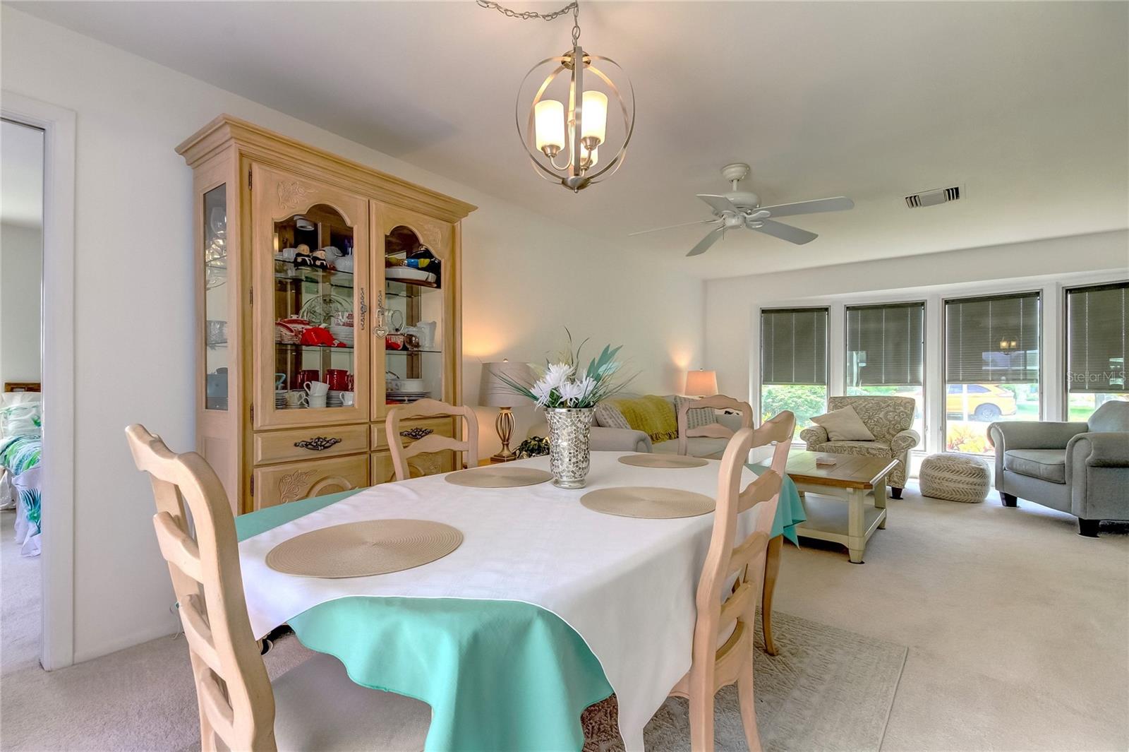 Dining looking into formal living room