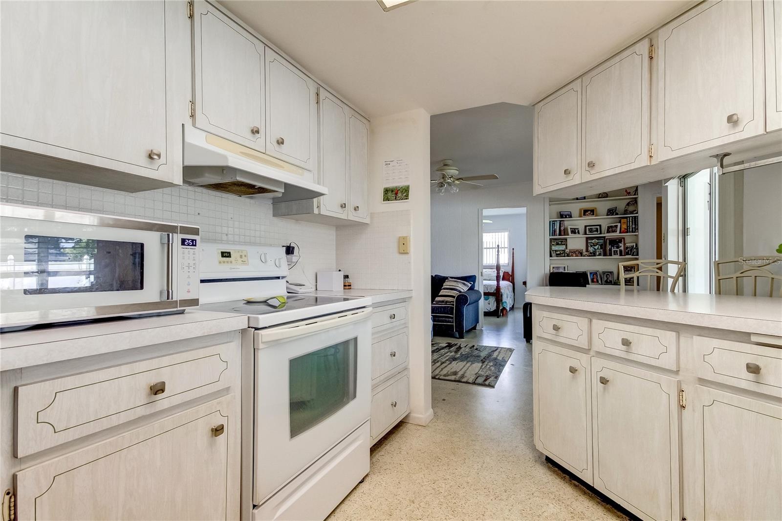 Kitchen entrance from family room