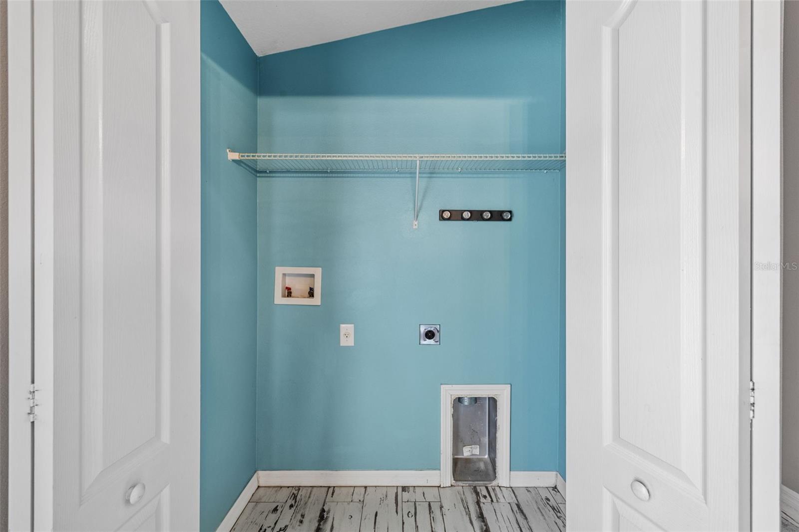 Laundry Closet in Kitchen