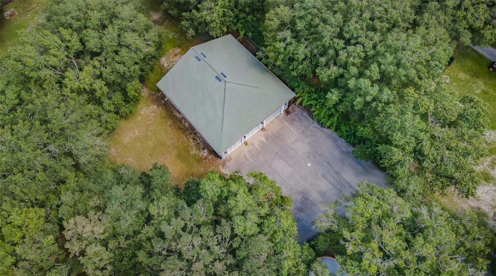 Ariel View of garage