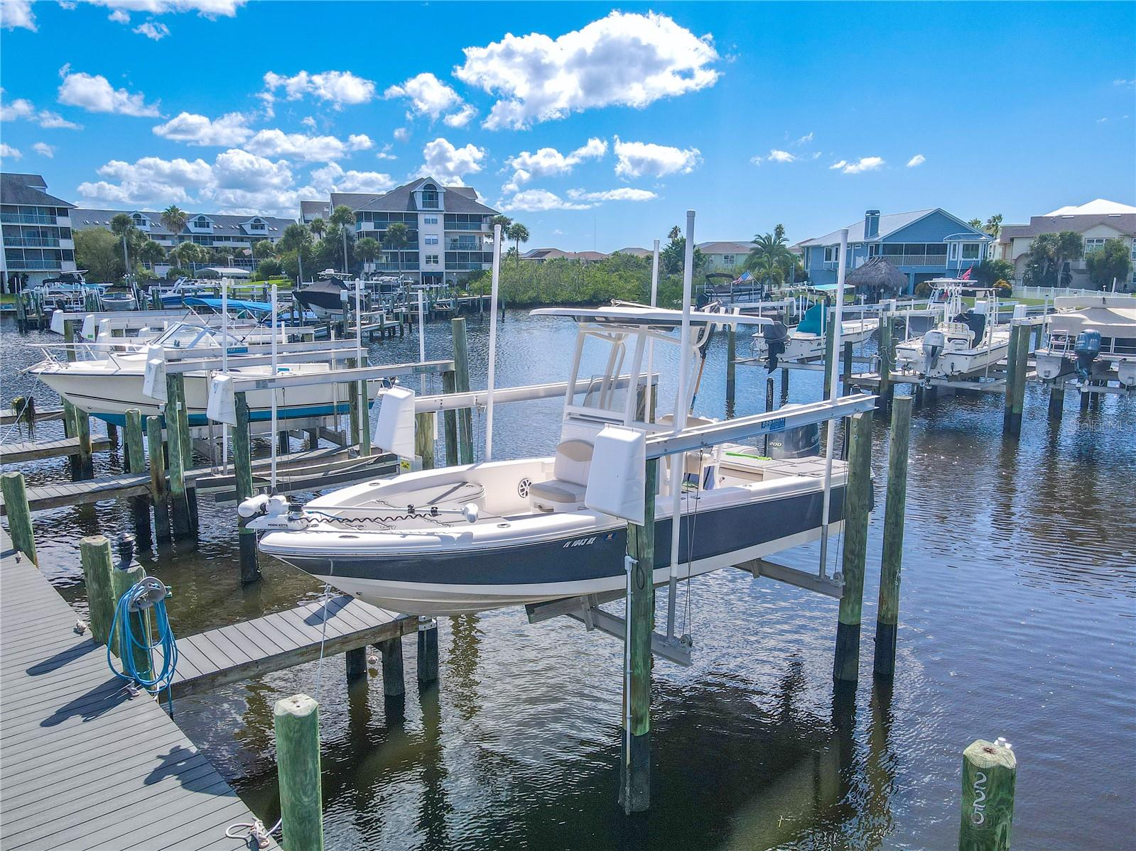 deeded boat slip #224 w/ a 7000 lb lift