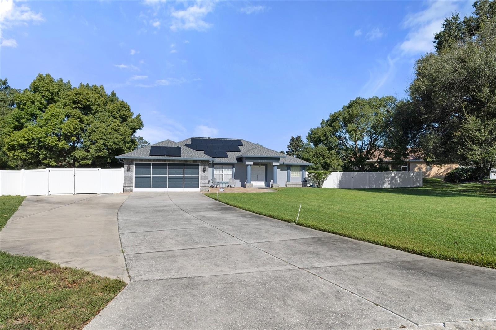 Thre Driveway has been extended ensuring lots of space for family and friends to park