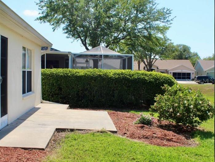 Rear back patio to BBQ or Sunbathe!