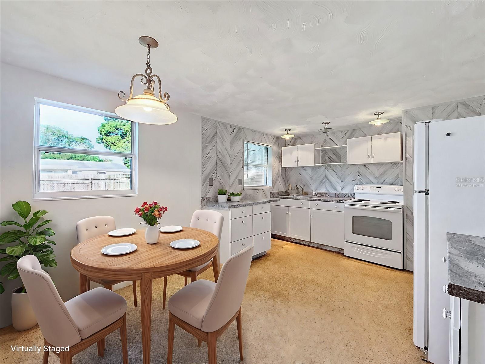 Dining room-Virtually Staged