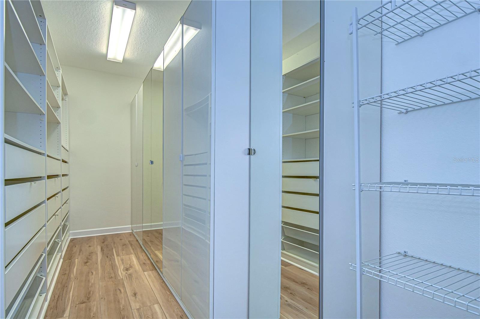 Large walk in closet!