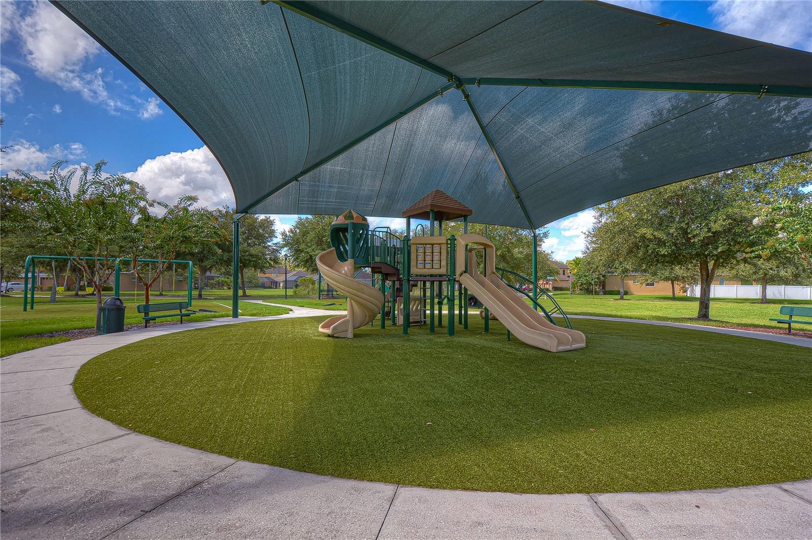 Covered playground!