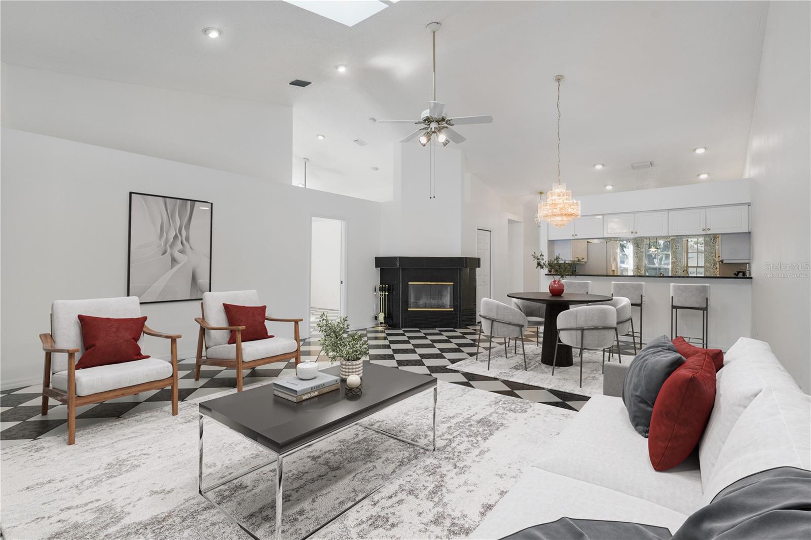 Great Room - Virtually Staged