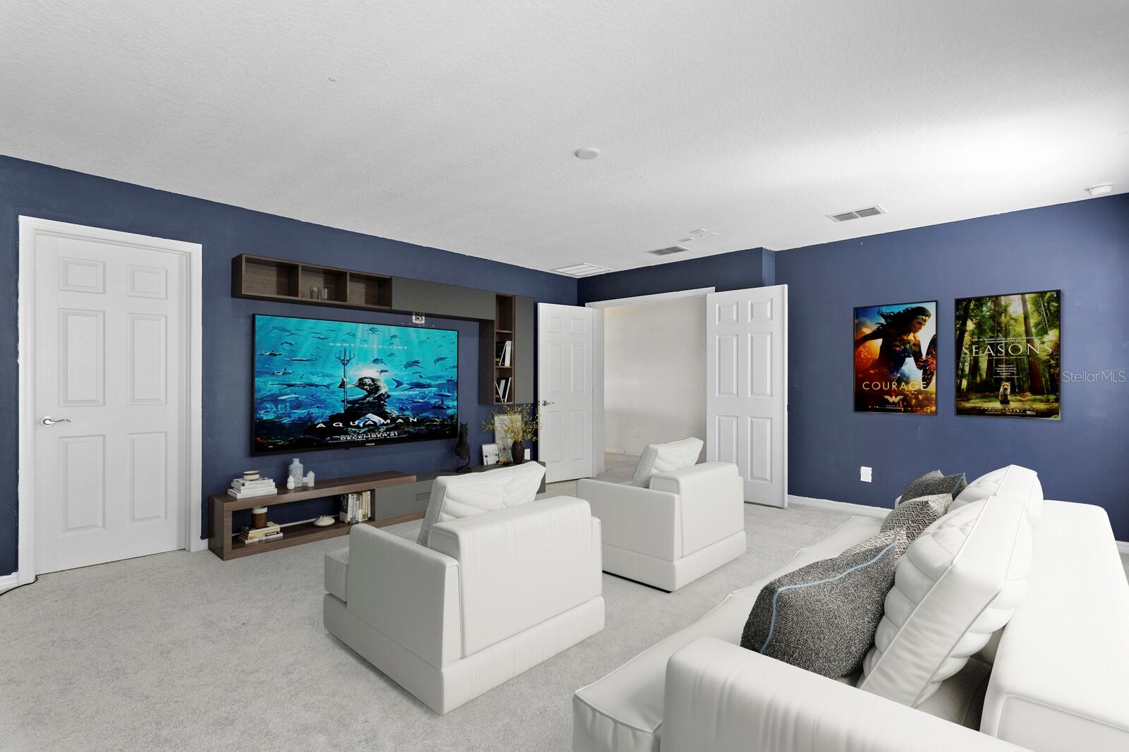 V-Staged Media Room