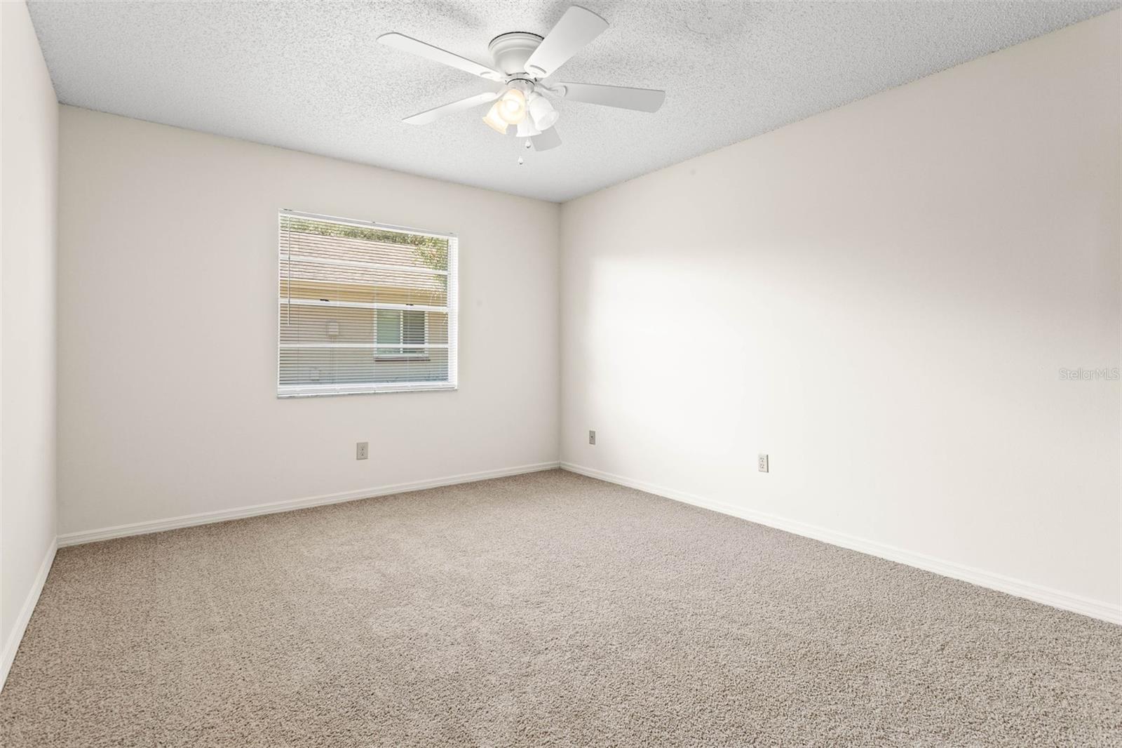 Primary Bedroom with new paint & carpet
