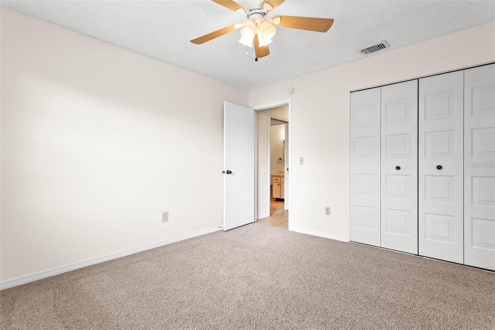 Bedroom #2 - New paint & carpet!