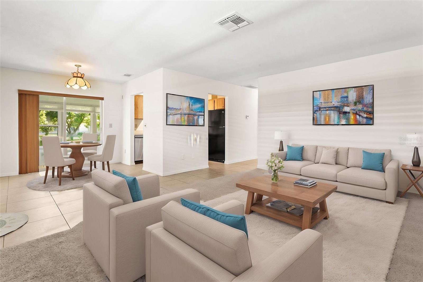 Virtually Staged - Living Room