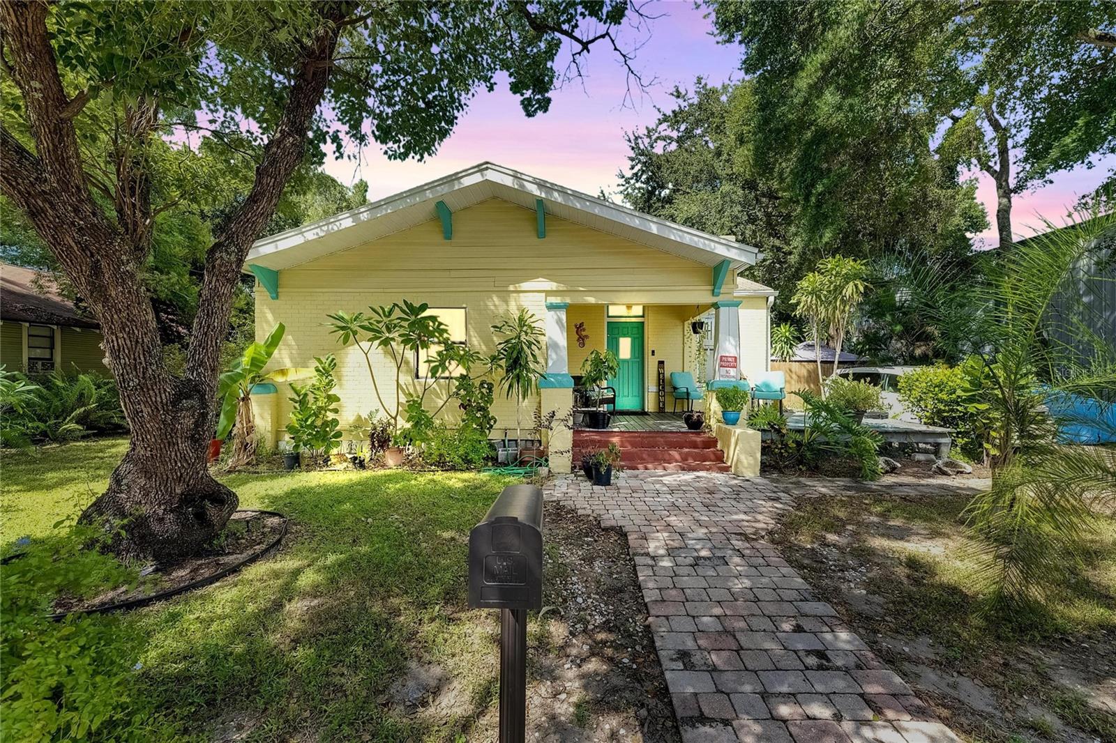 Front view of house