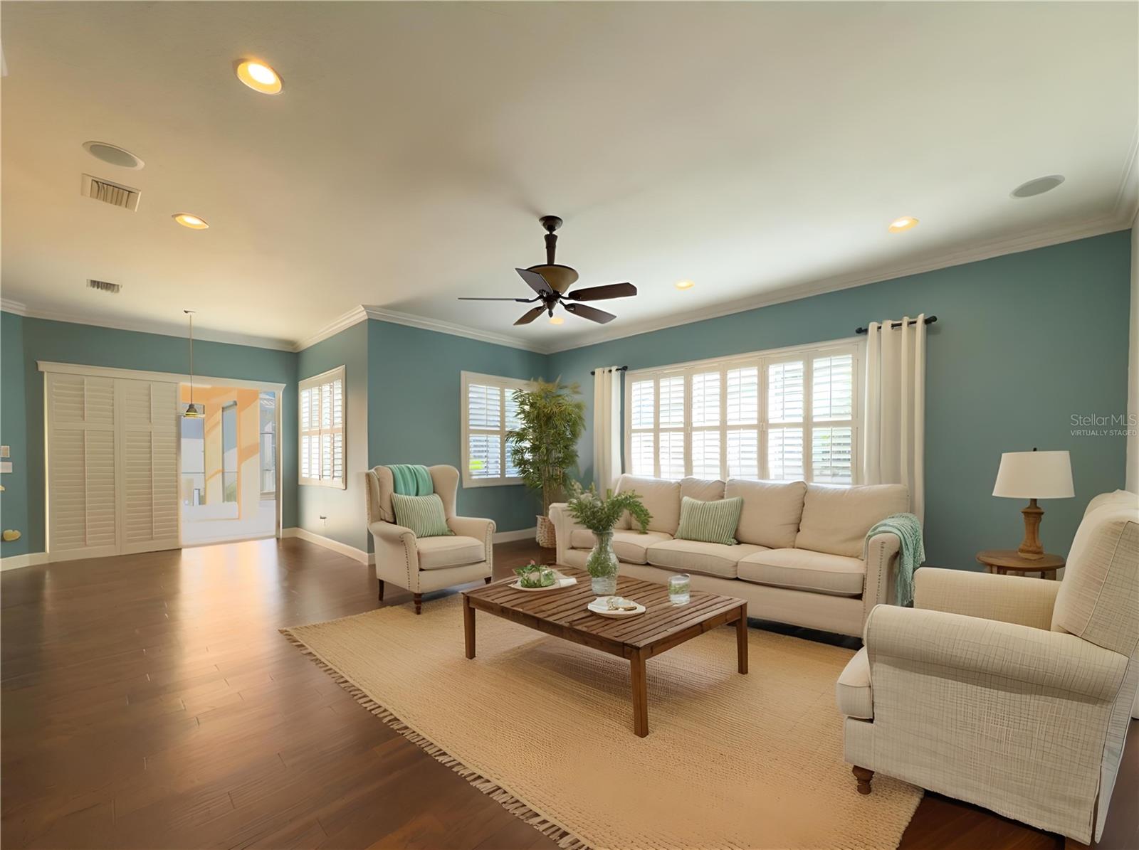 Virtually Staged Great Room