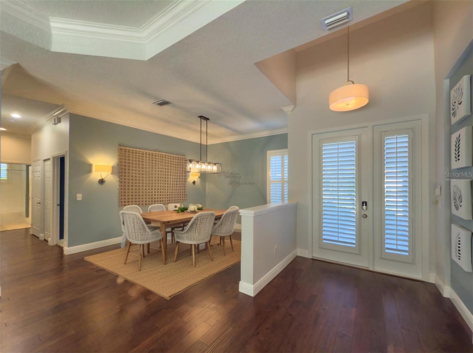 Virtually Staged Dining Room