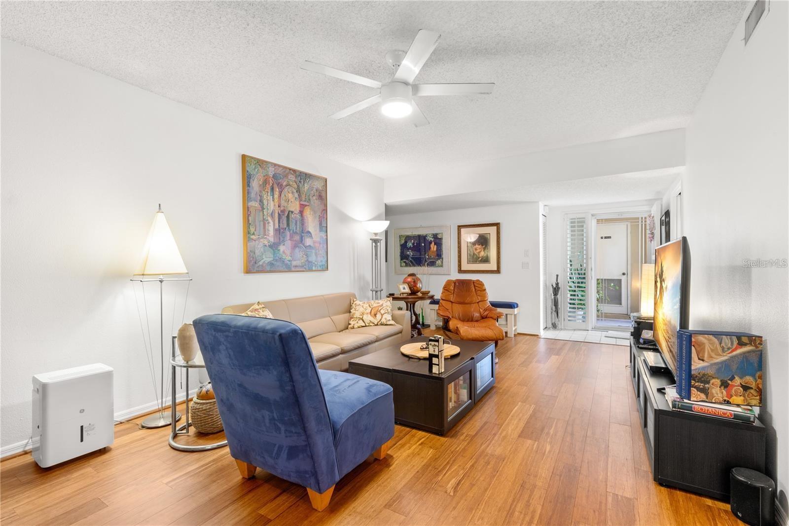 furnished living room