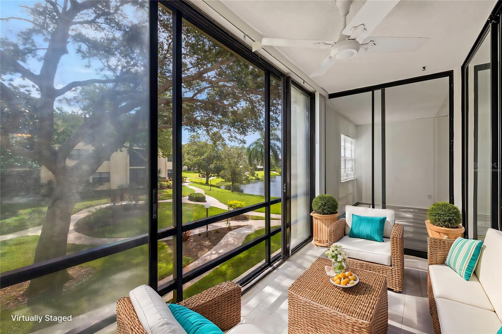 Virtually Staged Patio