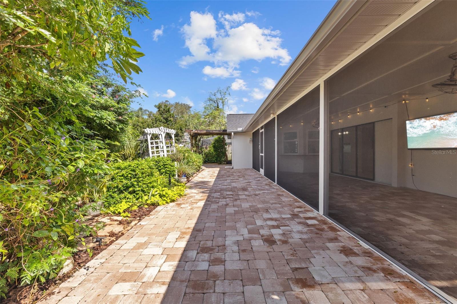 screened and open patios