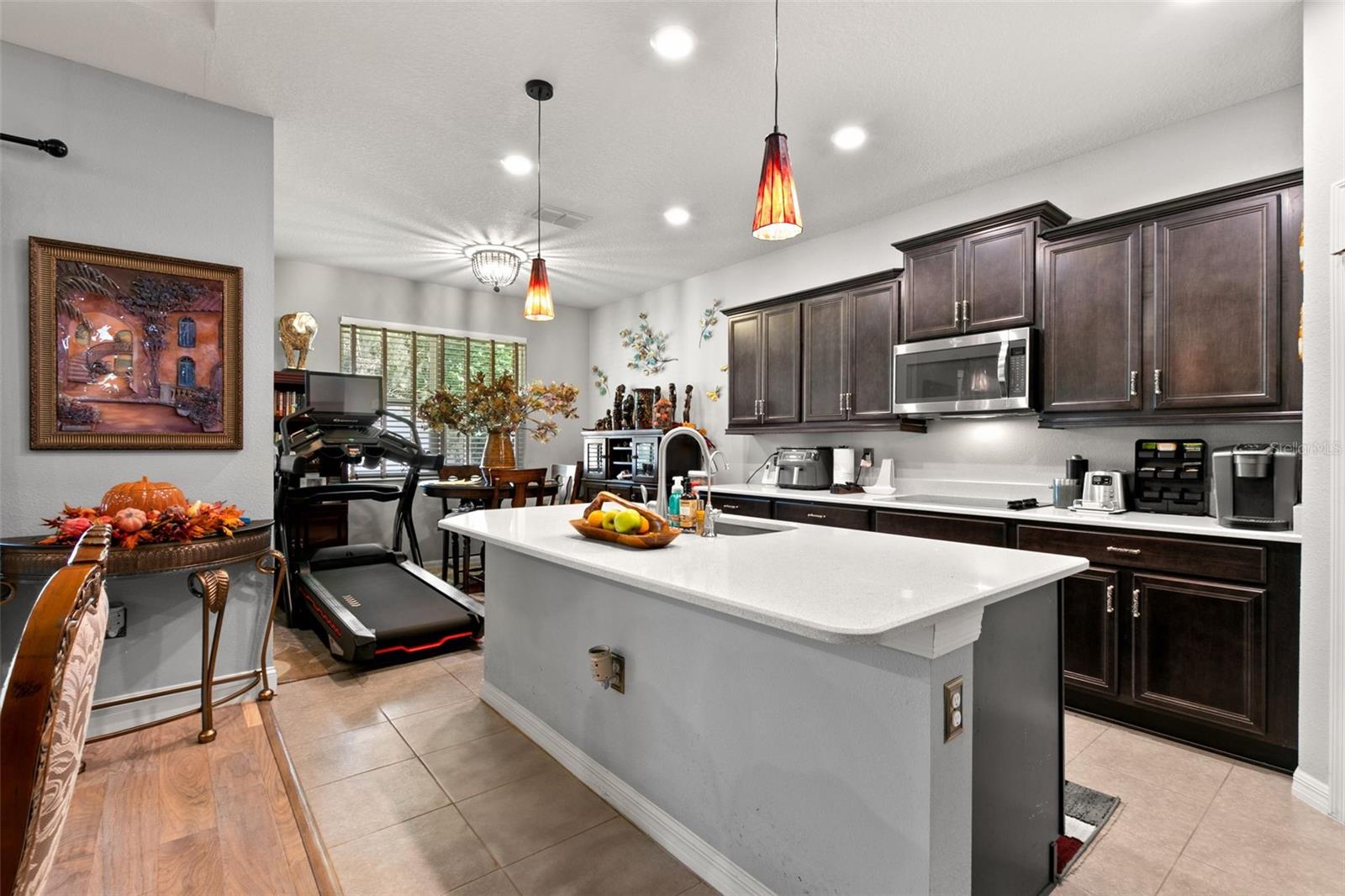 Gourmet Kitchen with Quartz Countertops and 42" Wood Cabinets