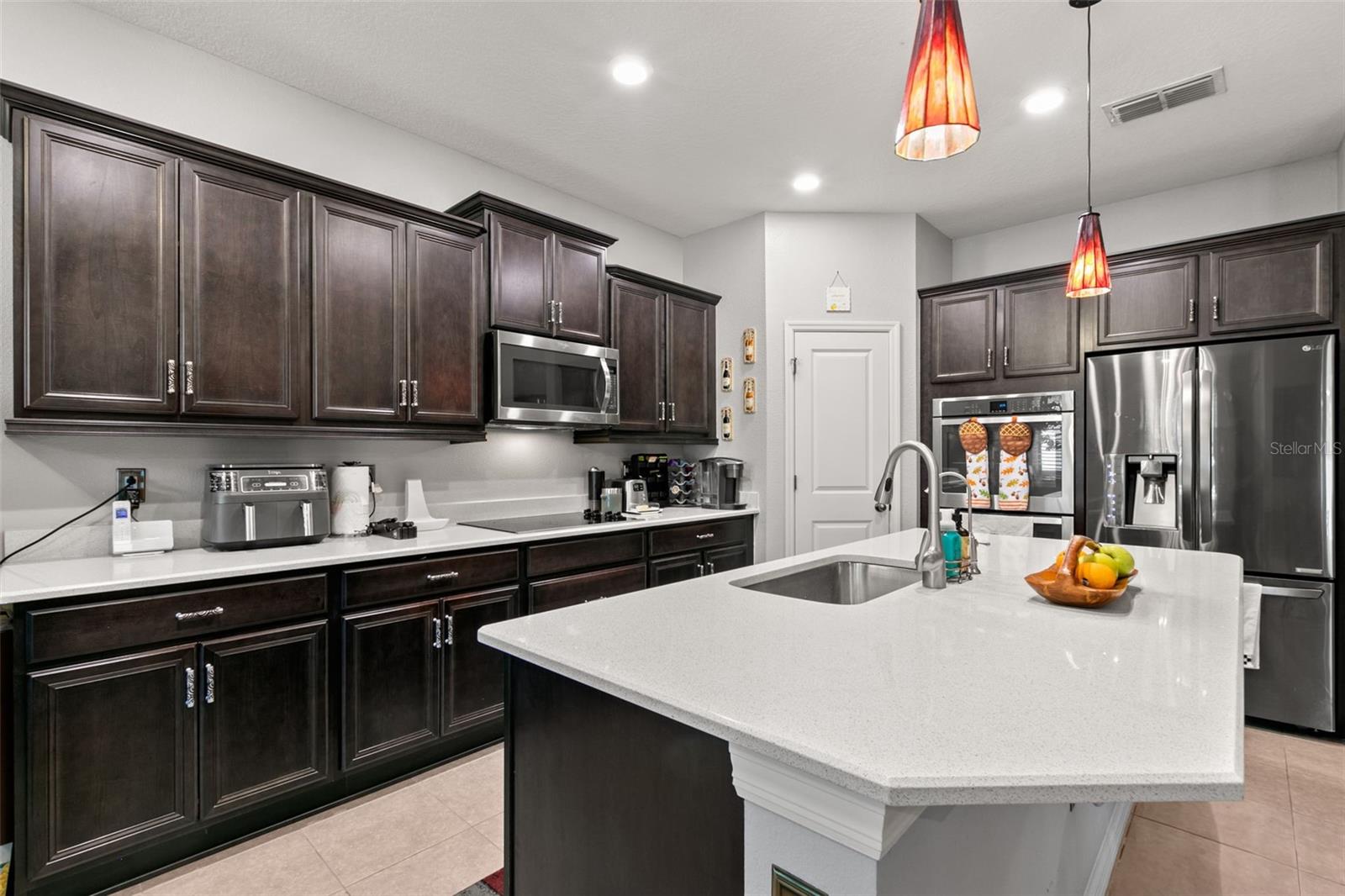 Gourmet Kitchen with Quartz Countertops and 42" Wood Cabinets