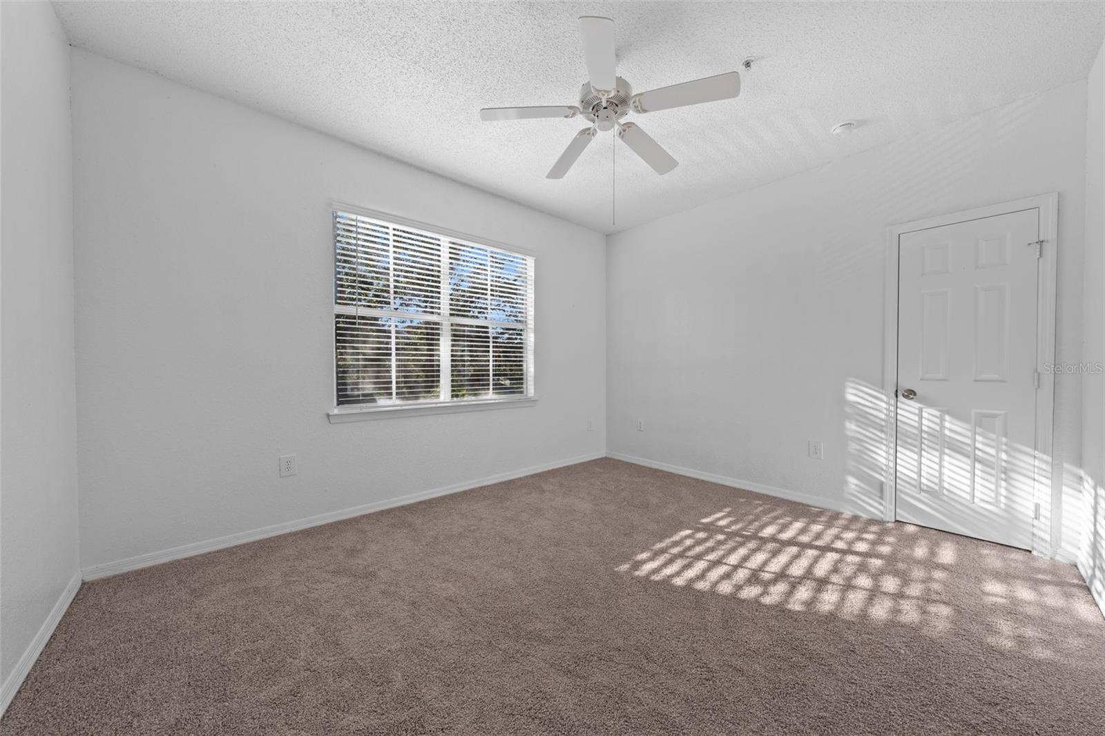 Master Bedroom with two closets