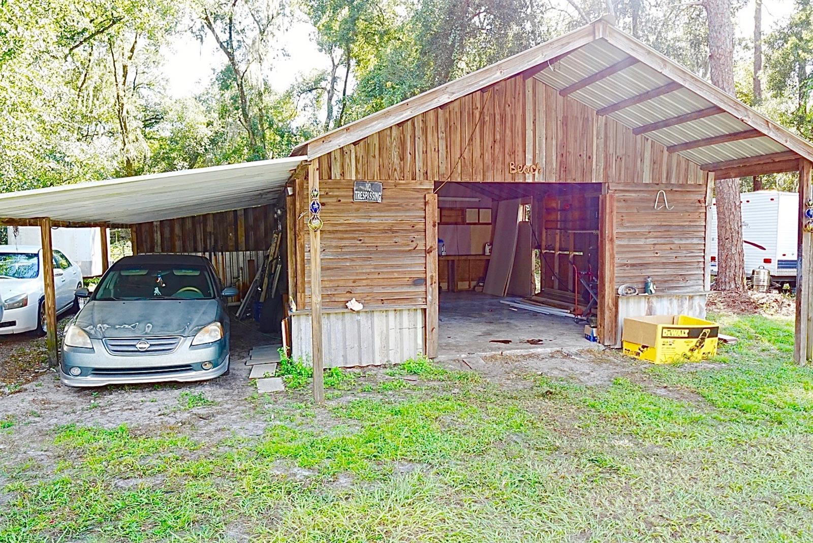 20x36ft Deeded Garage and Carport